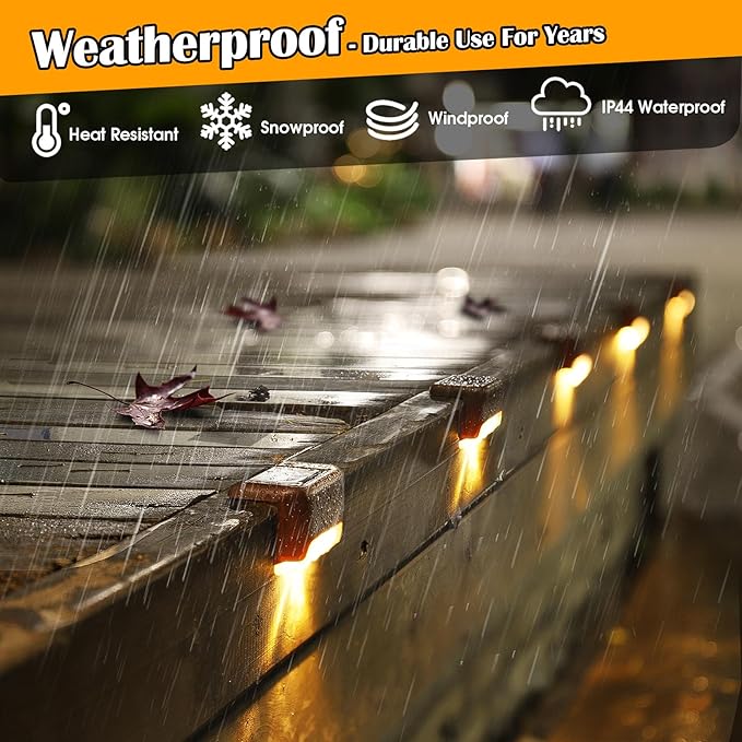Solar Deck Lights-Step Solar Lights