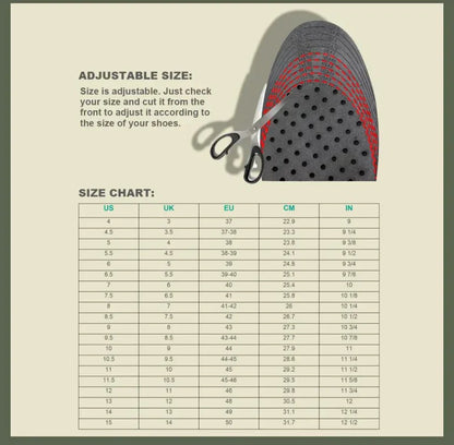 Height Increase Insoles for Men & Women (1 Pair) – Adjustable Size