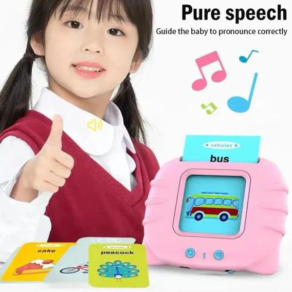 Audible Flash Cards Baby Reading Machine for Kids