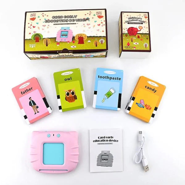 Audible Flash Cards Baby Reading Machine for Kids
